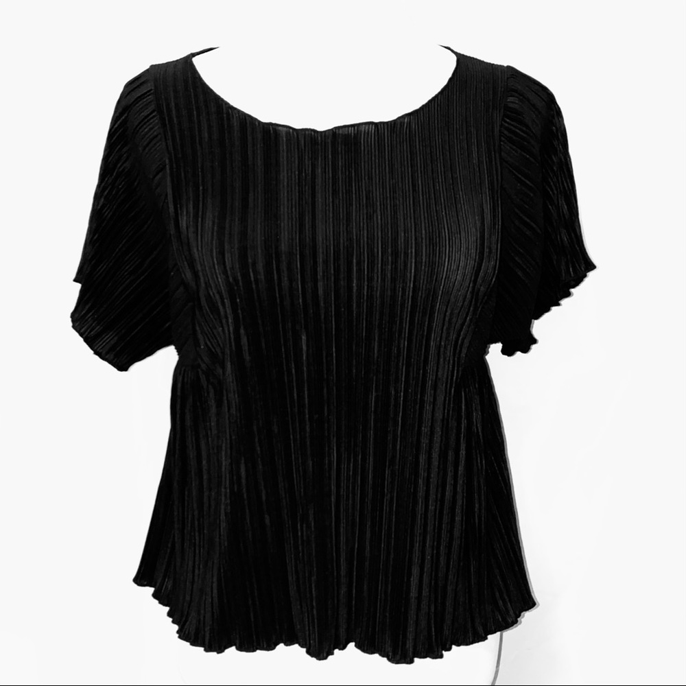 Madewell Texture & Thread Micropleat  Pleat Blouse